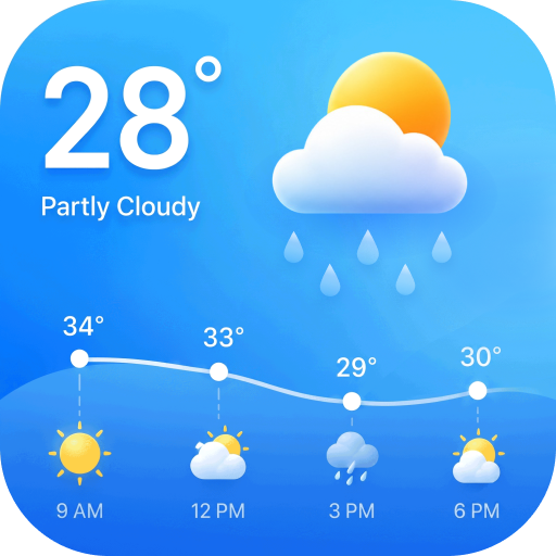 Live Weather Google Play icon captured 2026-08-14