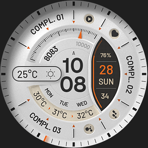 S4U Arcoria Hybrid Watch Face Google Play icon captured 2026-08-13