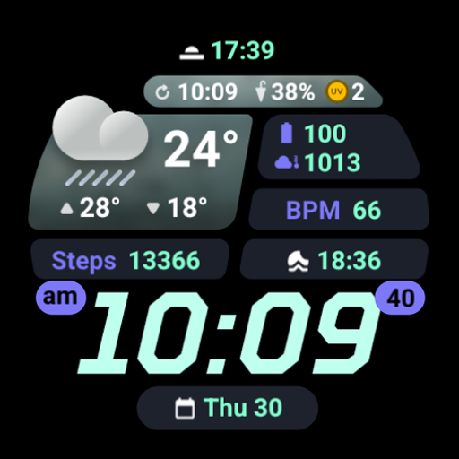 PRADO 99 Weather Watch Face Google Play icon captured 2026-08-12