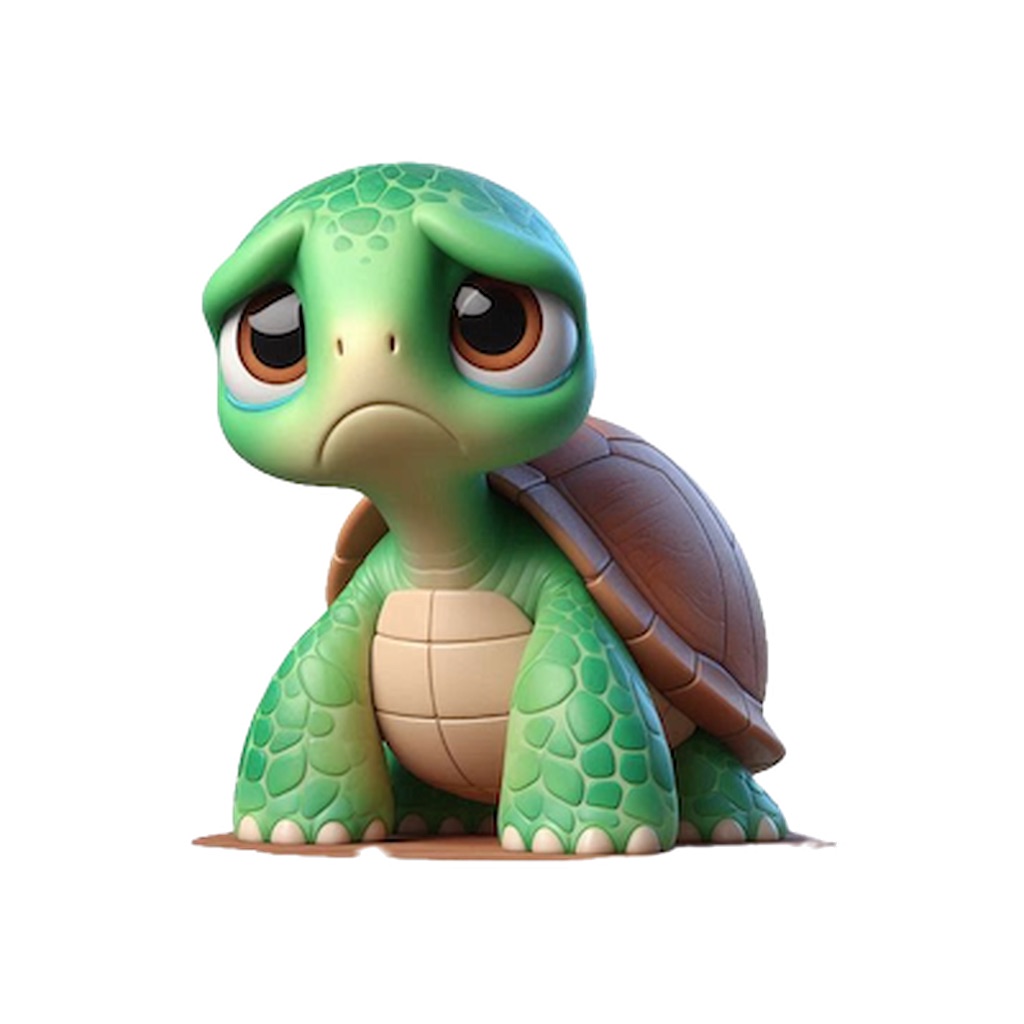 Sad Turtle Stickers app icon