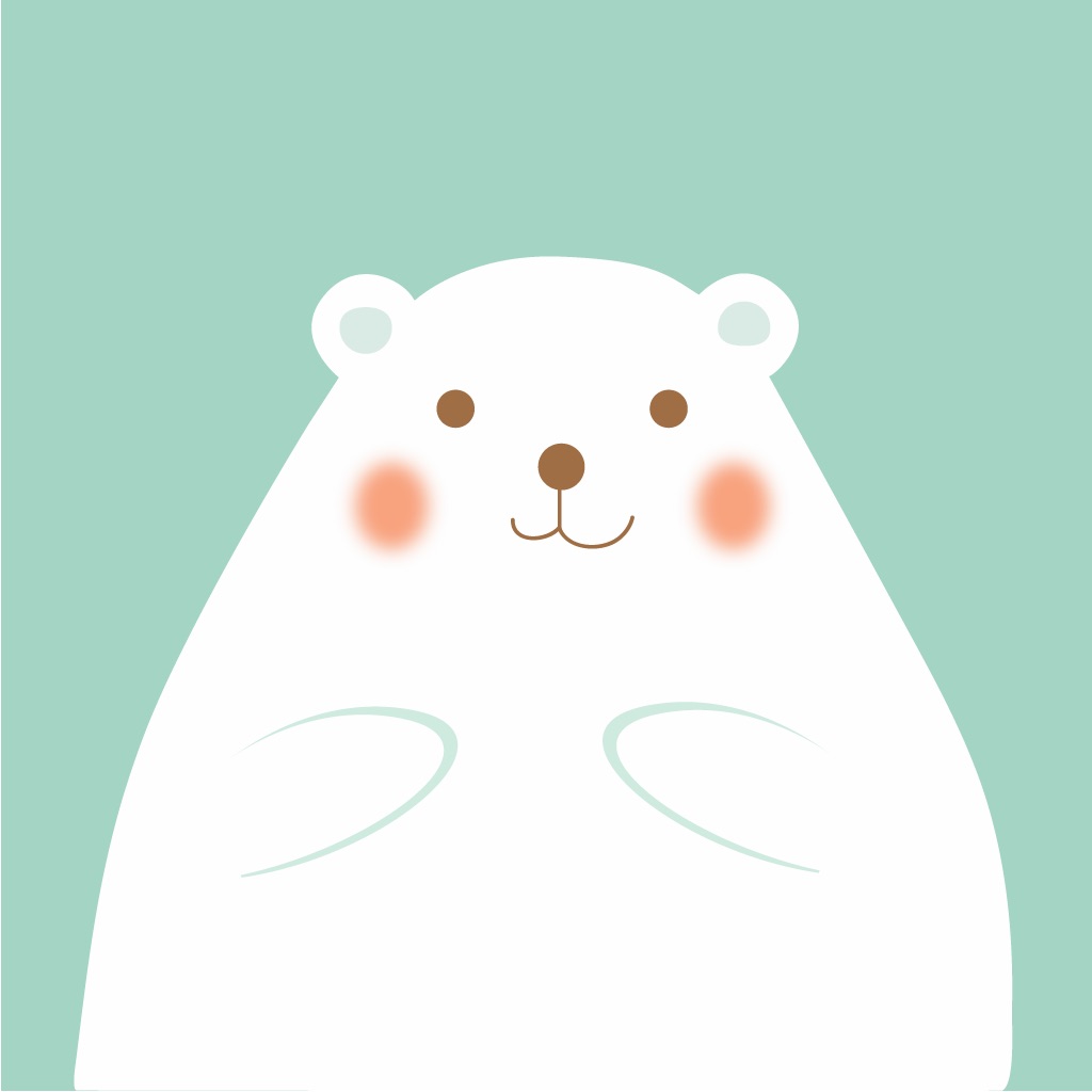 Polar Bear in Love app icon