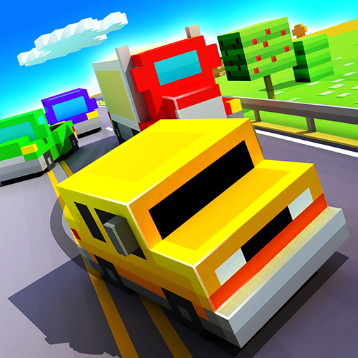 Blocky Highway: Traffic Racing Google Play icon captured 2026-08-13