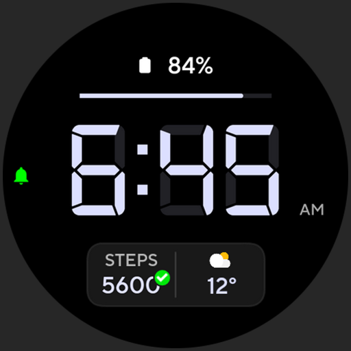 Digital 1 Watch face Google Play icon captured 2026-08-13