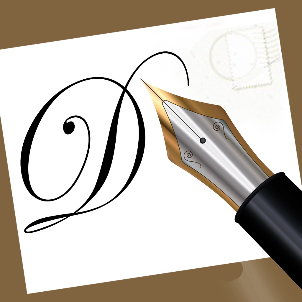 Handwritten email app icon