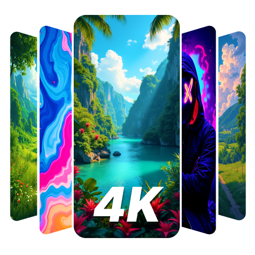 4K Wallpaper & HD Backgrounds Google Play icon captured 2026-08-14