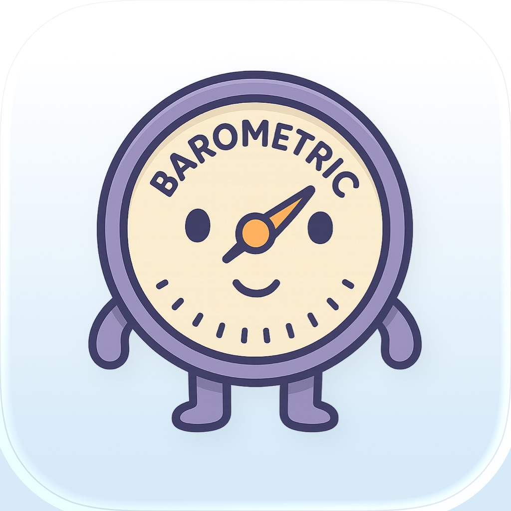 Barometric Pressure Today app icon captured 2026-08-14