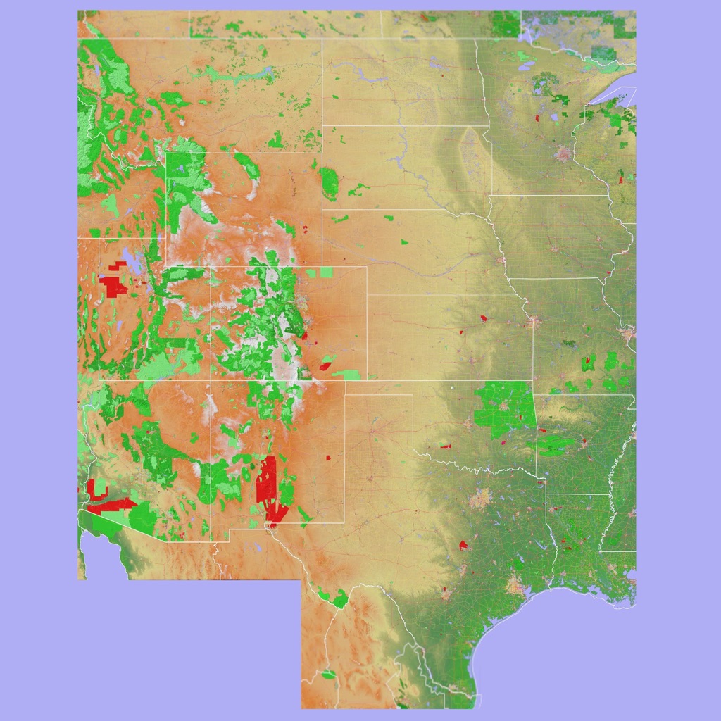 Scenic Map Central USA app icon captured 2026-08-12
