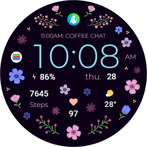 TVV Spring Digital Watch Face Google Play icon captured 2026-08-13