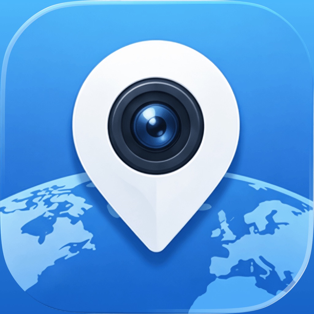 GeoScope: GPS Map Camera app icon