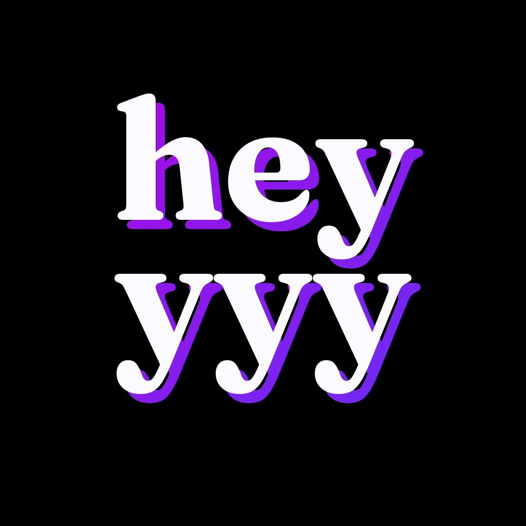 Heyyyy: Stories that text back app icon