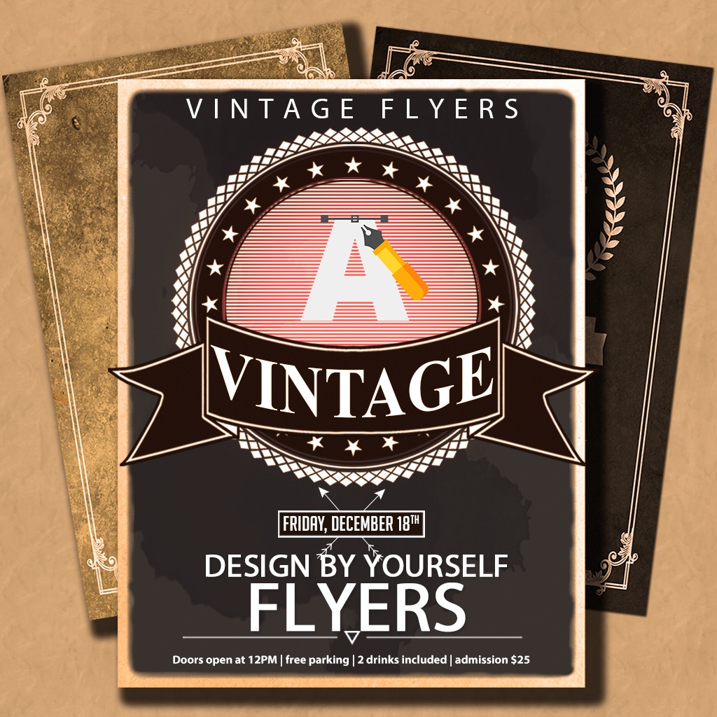 Vintage Logo & Poster Maker app icon