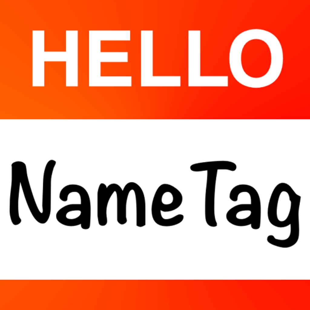 Hello Name Tag app icon