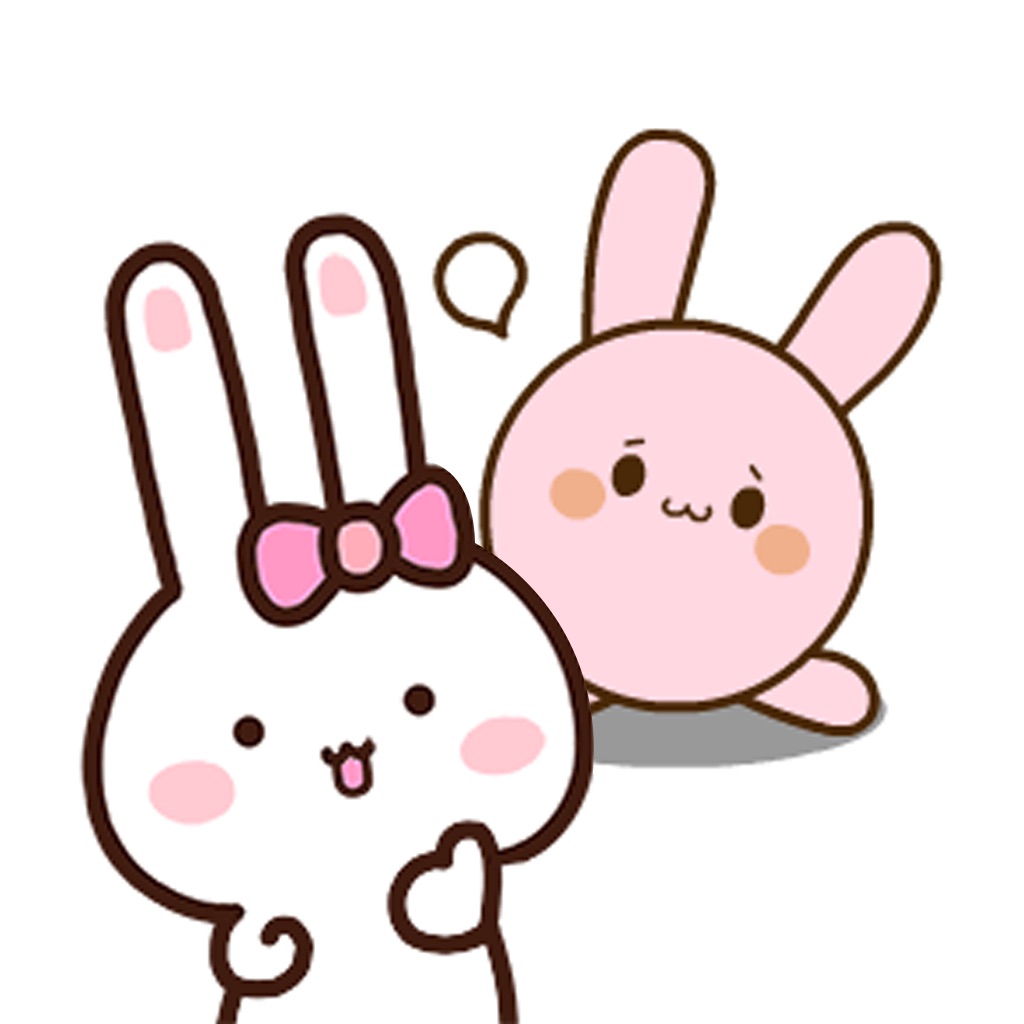Animated Bunnies Stickers app icon
