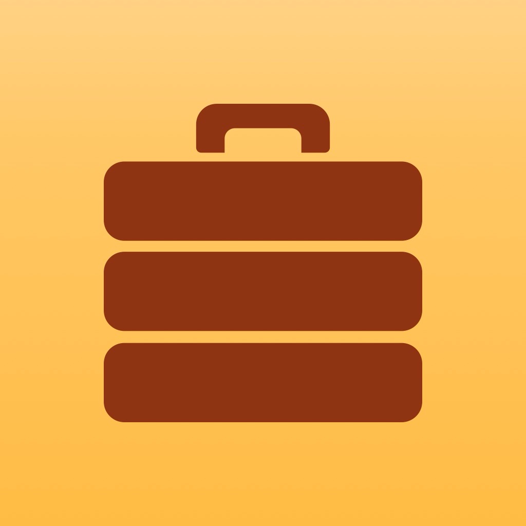 Suitcase things checklist app icon