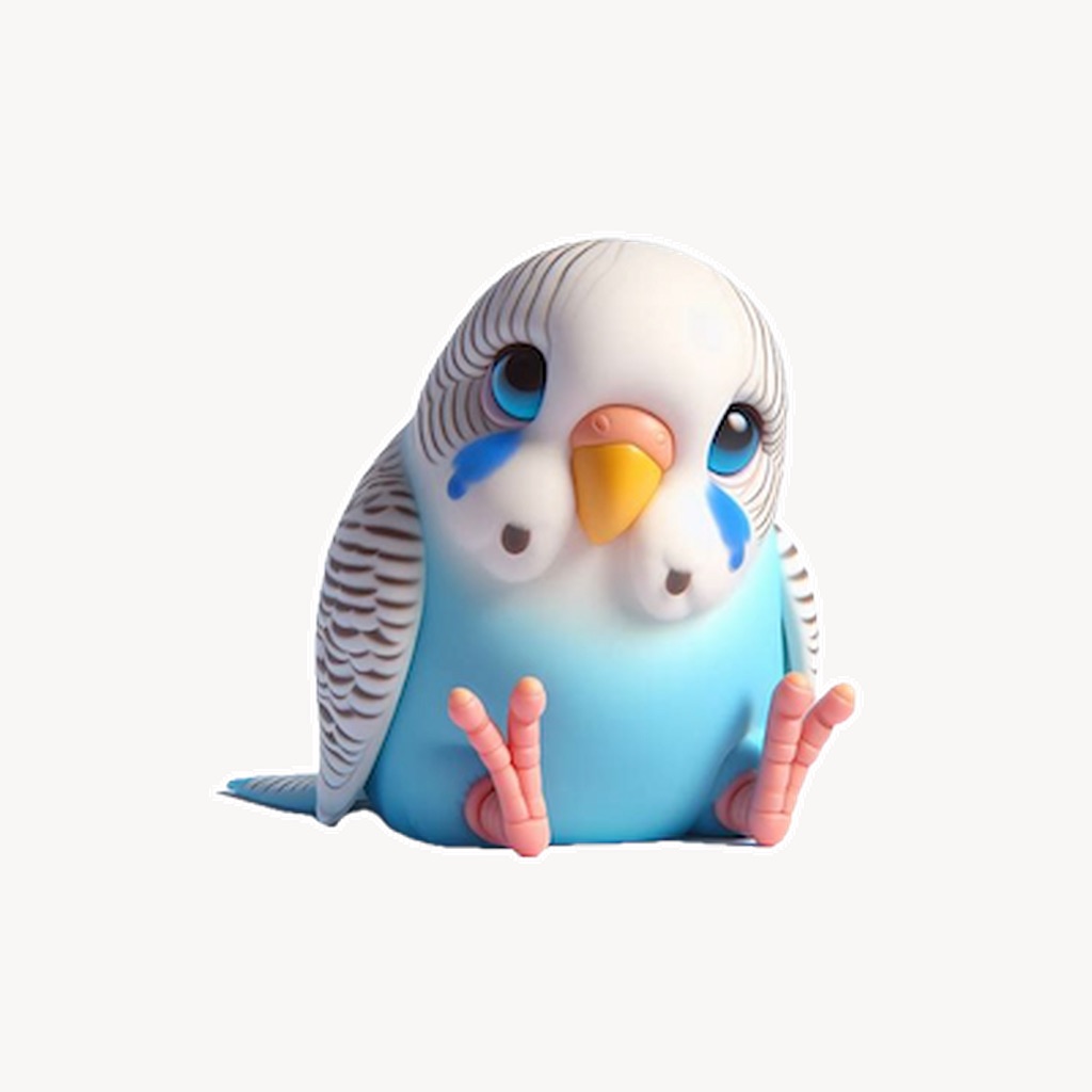 Sad Budgie Stickers app icon