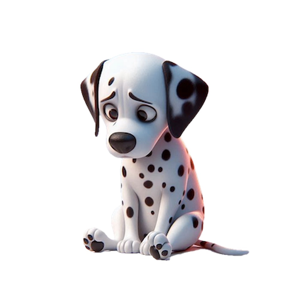 Sad Dalmation Stickers app icon