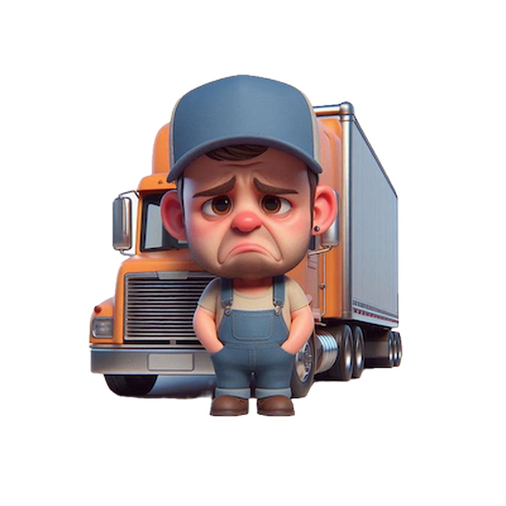 Sad Trucker Stickers app icon