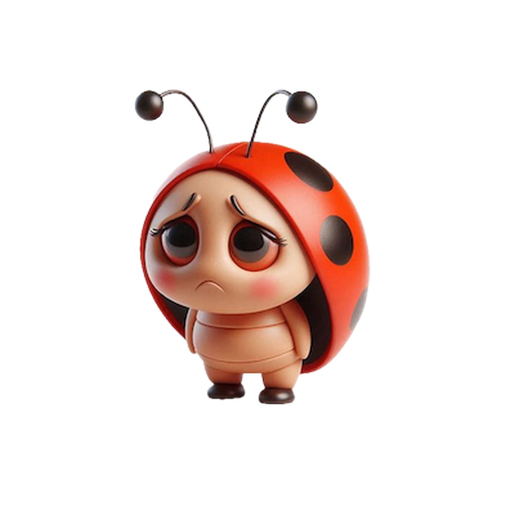 Sad Ladybug Stickers app icon