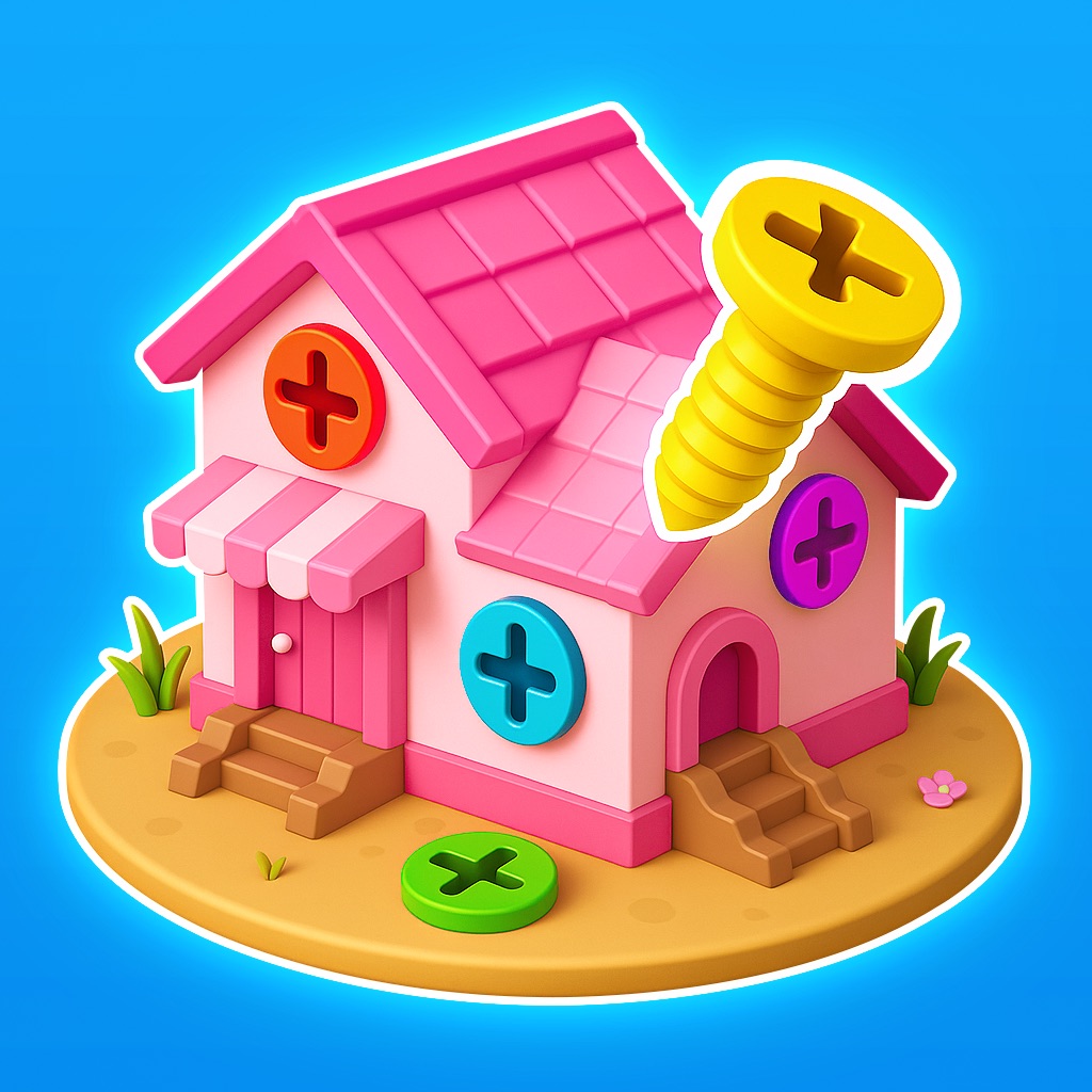 Screw Sort 3D: Pin Puzzle Game app icon captured 2026-08-14