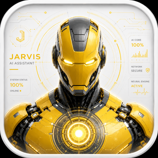 JARVIS AI Voice Assistant Google Play icon captured 2026-08-12