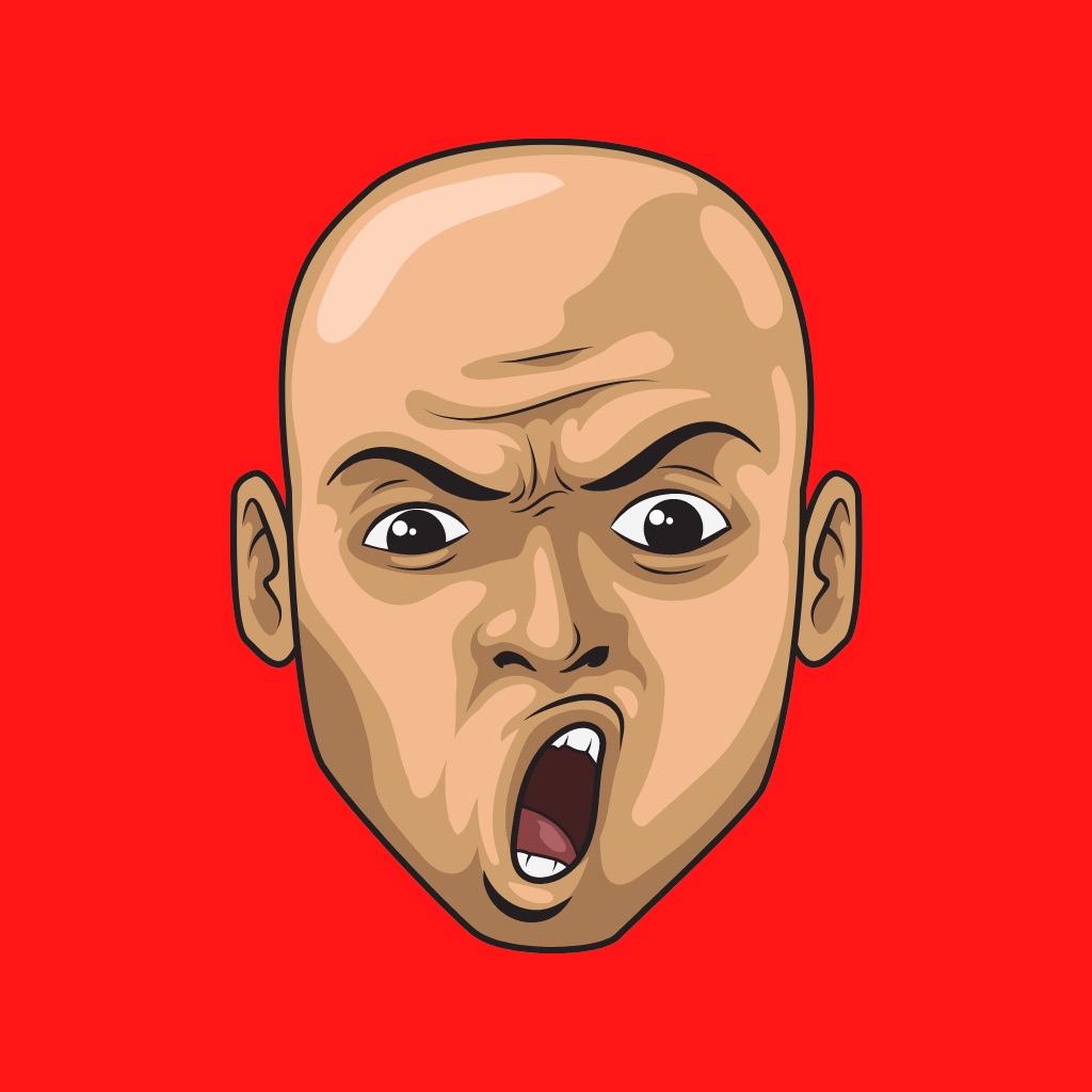 Angry Stickers Pack app icon