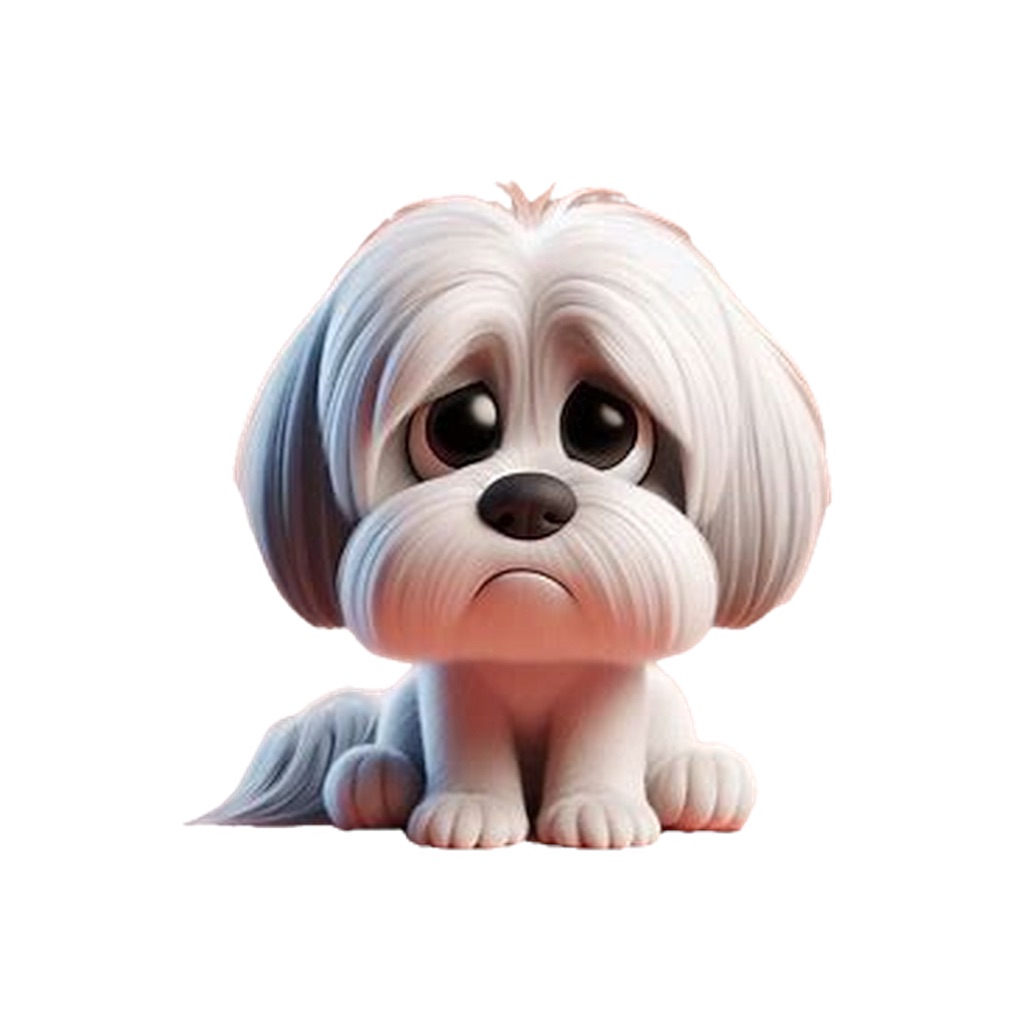 Sad Maltese Stickers app icon
