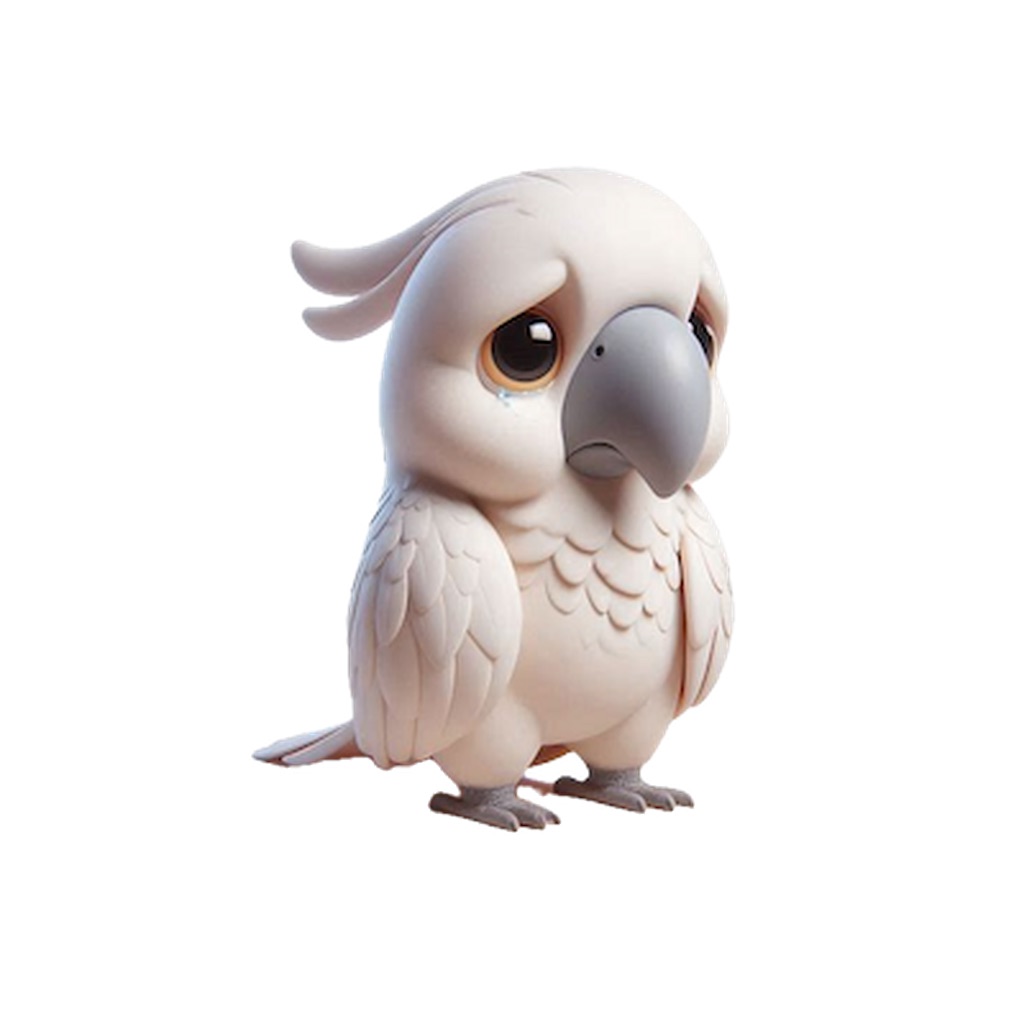 Sad Cockatoo Stickers app icon