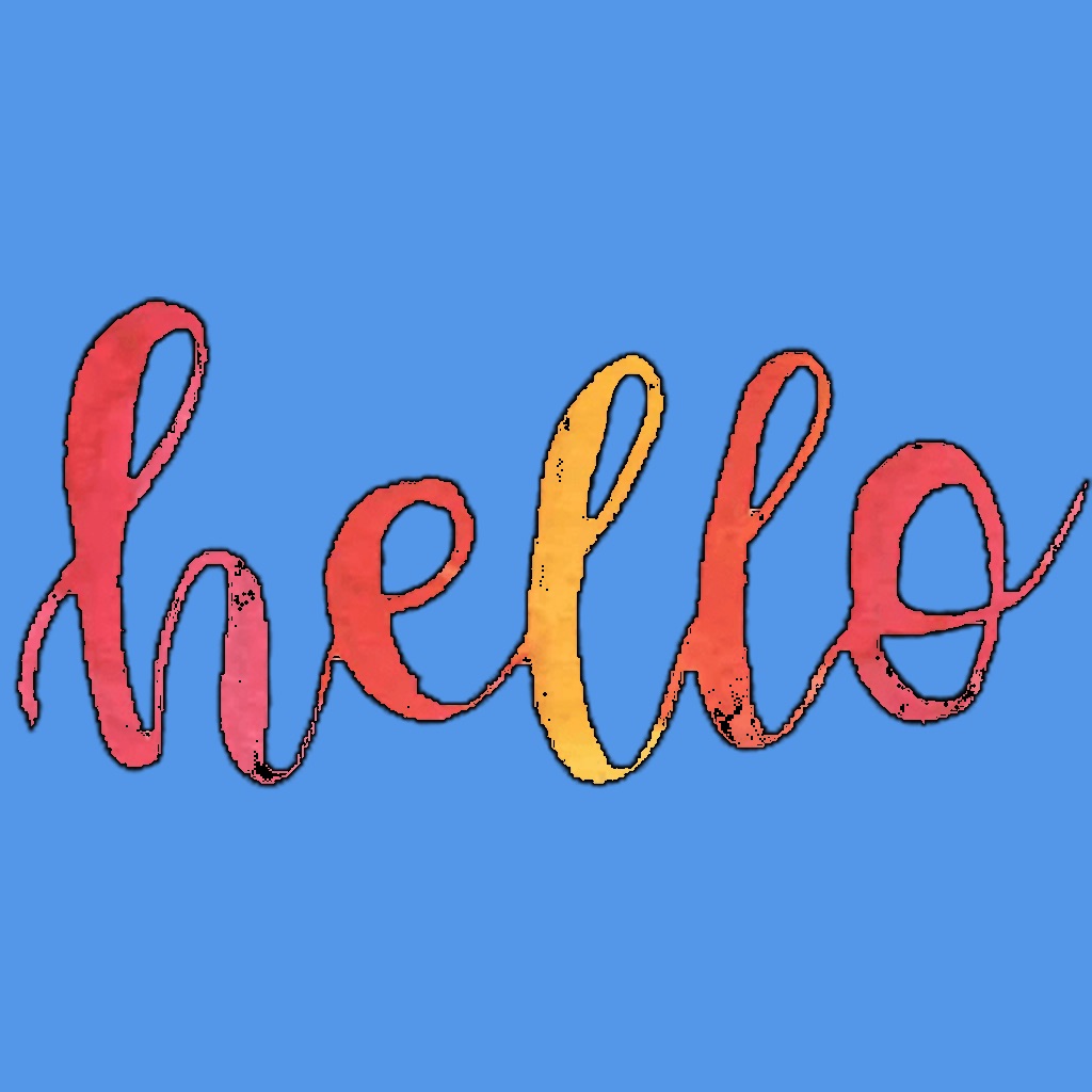 Quick words - text stickers app icon