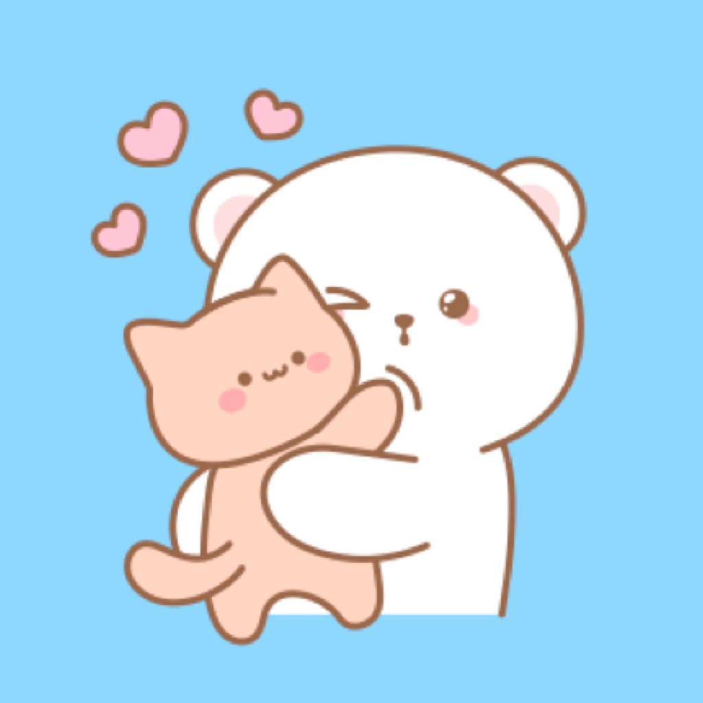 Oh My Cute Bear Stickers DAGOM app icon