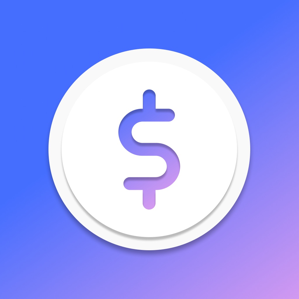 Currency converter, widget app icon