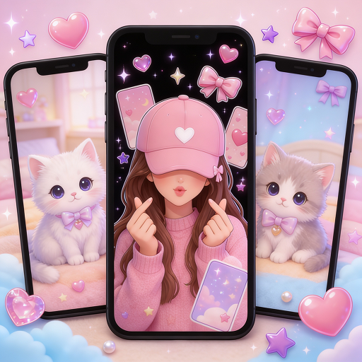 Cute Wallpapers for Girls Google Play icon captured 2026-08-12