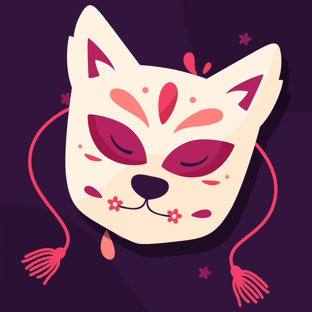 Animated CAT HEADS Stickers app icon