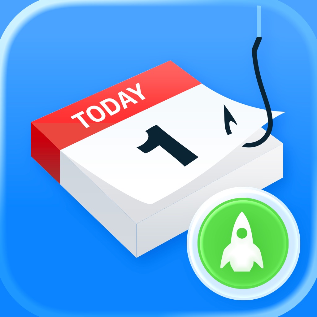 Fishing Calendar & Tide Times app icon captured 2026-08-13