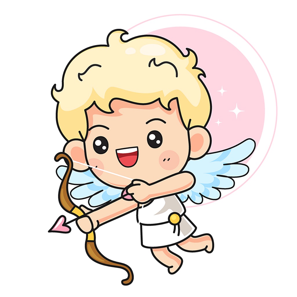God Cupid Cute Stickers app icon captured 2026-08-14