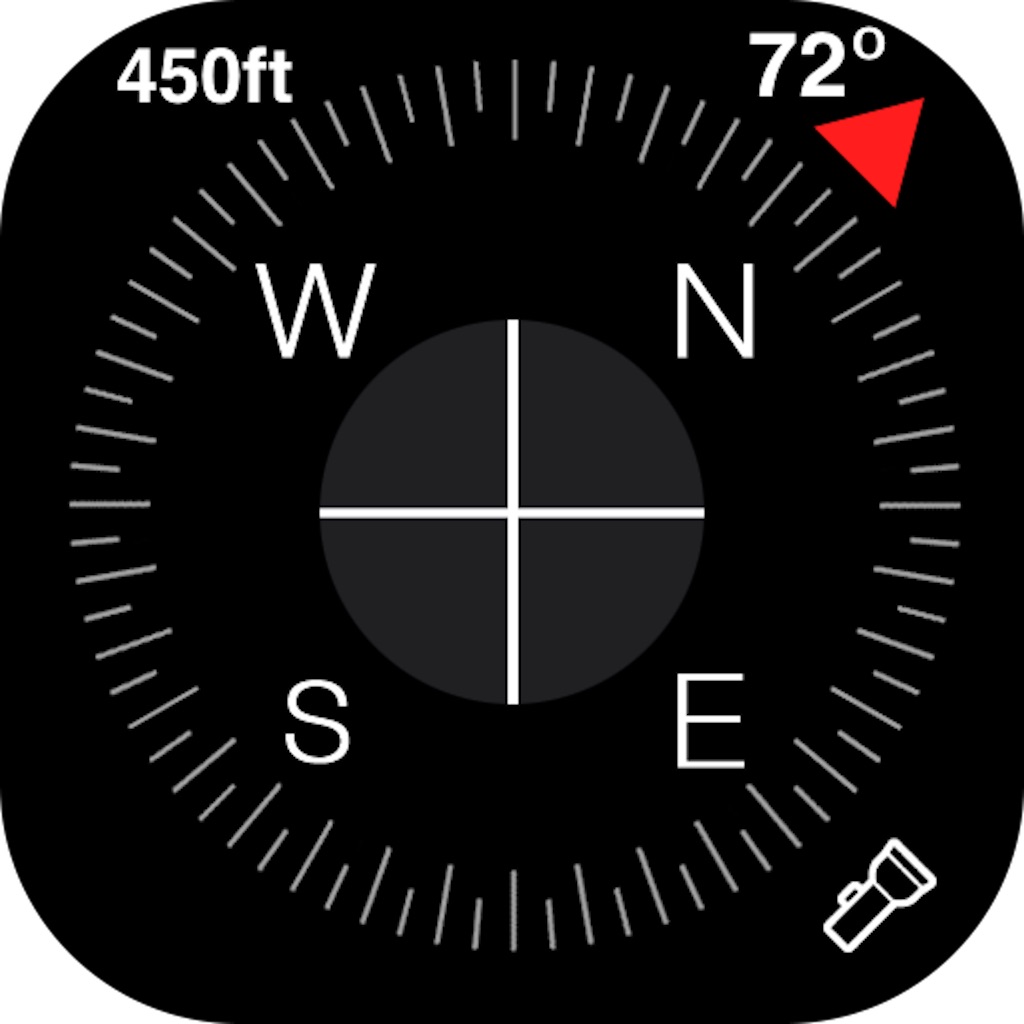 Compass∞ app icon captured 2026-08-12