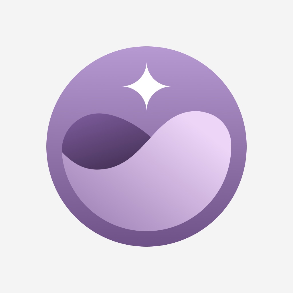 Purple Ocean Psychic Reading app icon captured 2026-08-14