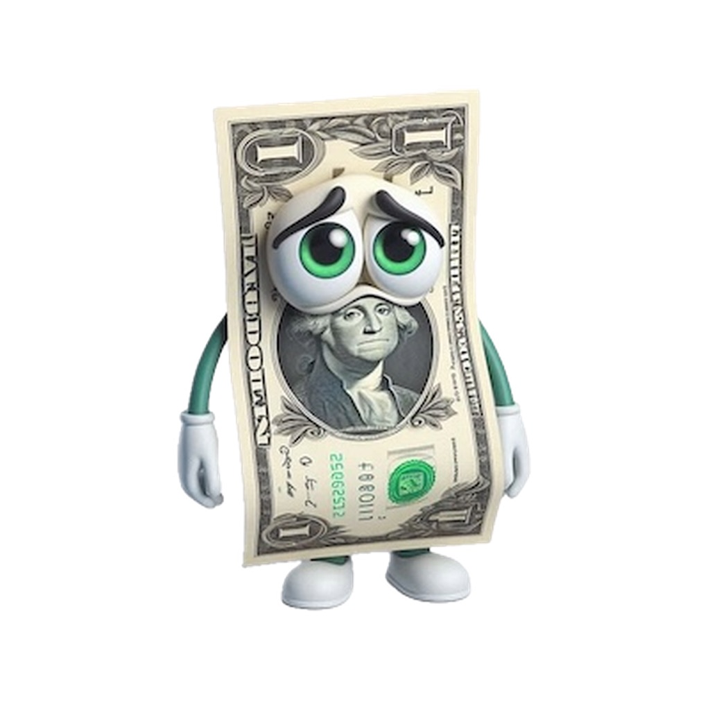 Sad Dollar Stickers app icon