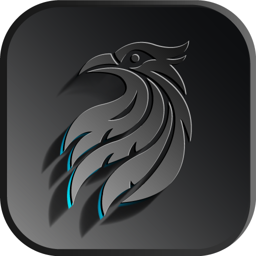 Raven Dark Icon Pack Google Play icon