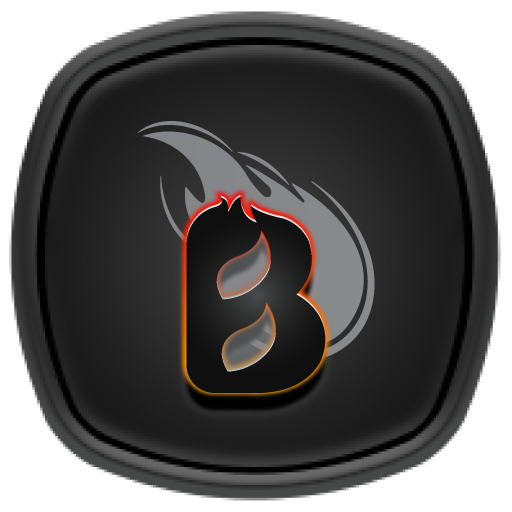 Blaze Dark Icon Pack Google Play icon captured 2026-08-13