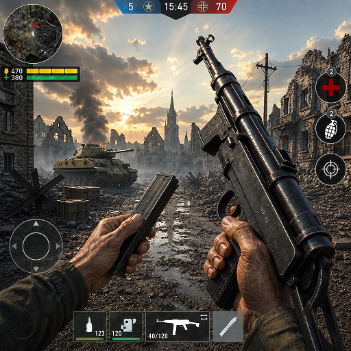 World War 2－FPS Shooting Games Google Play icon captured 2026-08-13