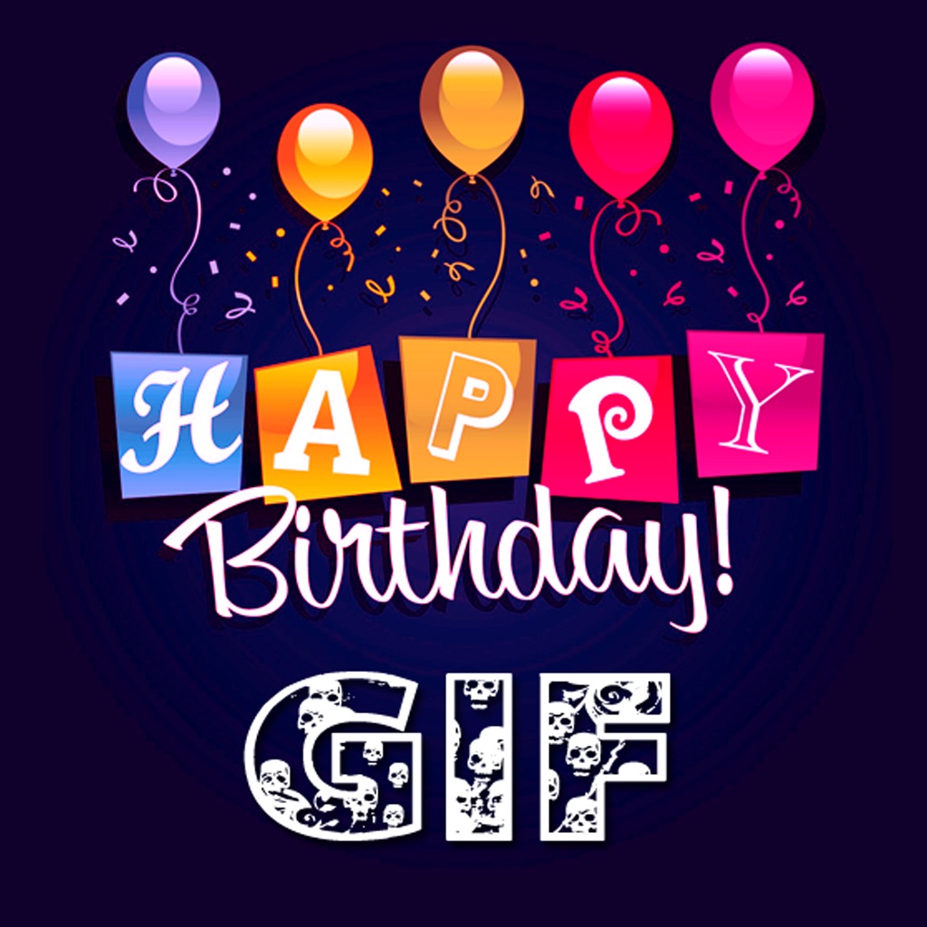 Happy Birthday Wishes GIF app icon