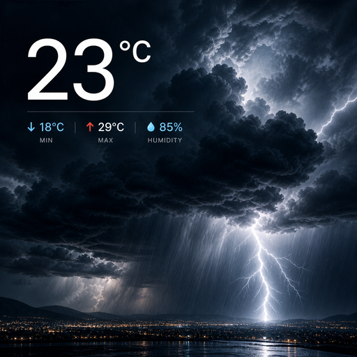 Clima local e widget do tempo Google Play icon captured 2026-08-13