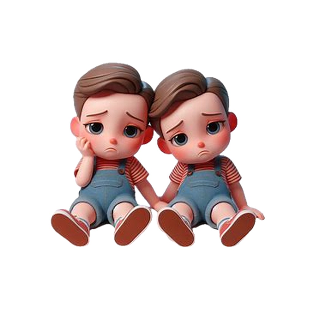 Sad Twin Stickers app icon
