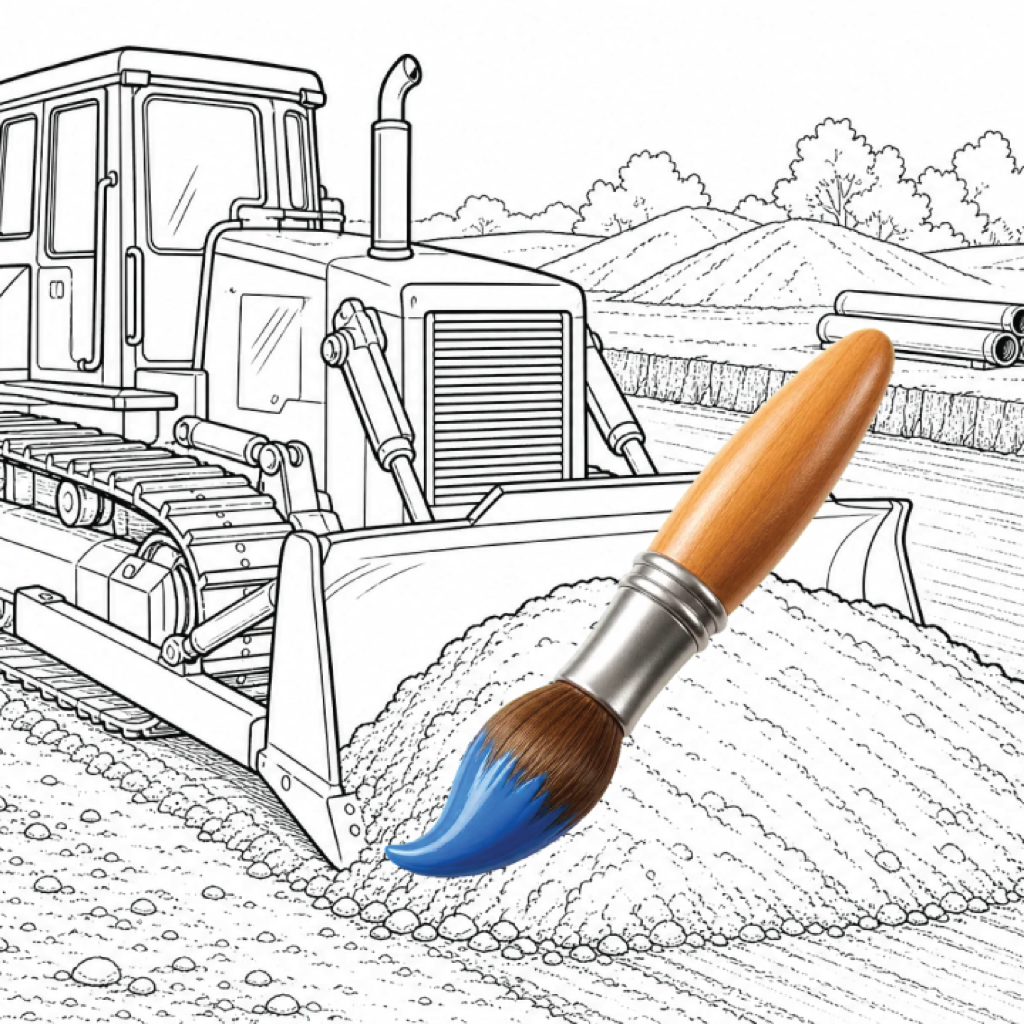 Previous Kids Paint: Heavy Equipment icon
