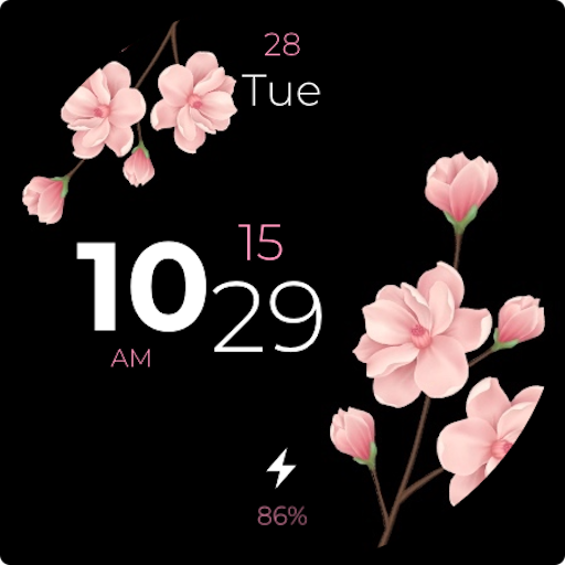 Flower Digital - Watch Face Google Play icon captured 2026-08-13