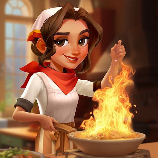 Flambé: Merge & Cook Google Play icon captured 2026-08-12