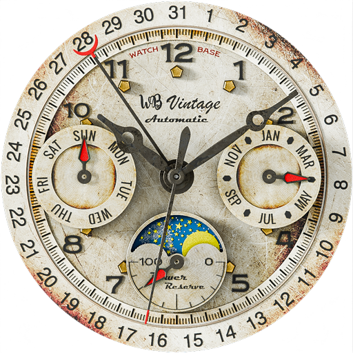 VINTAGE watch face Google Play icon captured 2026-08-13