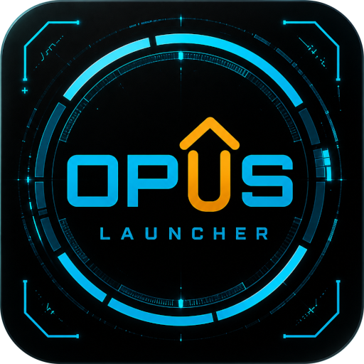 Opus Launcher Sci-Fi Themes Google Play icon captured 2026-08-14