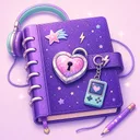 Meu Diário com Senha de Dedo app icon