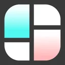 Editor de fotos e colagem app icon